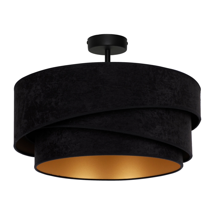 Duolla - Lámpara de techo KOBO 1xE27/15W/230V diá. 45 cm negro