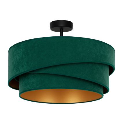 Duolla - Lámpara de techo KOBO 1xE27/15W/230V diá. 45 cm verde