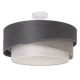 Duolla - Lámpara de techo KOBO 1xE27/15W/230V gris/blanco