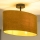 Duolla - Lámpara de techo OVAL 1xE27/15W/230V marrón