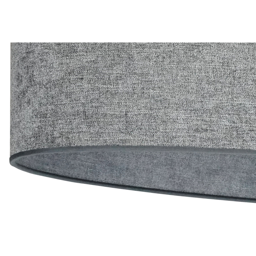 Duolla - Lámpara de techo OVAL 2xE27/15W/230V gris