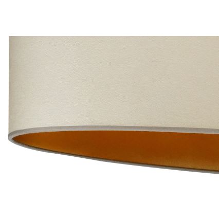 Duolla - Lámpara de techo OVAL VEGAN 1xE27/15W/230V beige