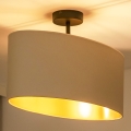 Duolla - Lámpara de techo OVAL VEGAN 1xE27/15W/230V color crema