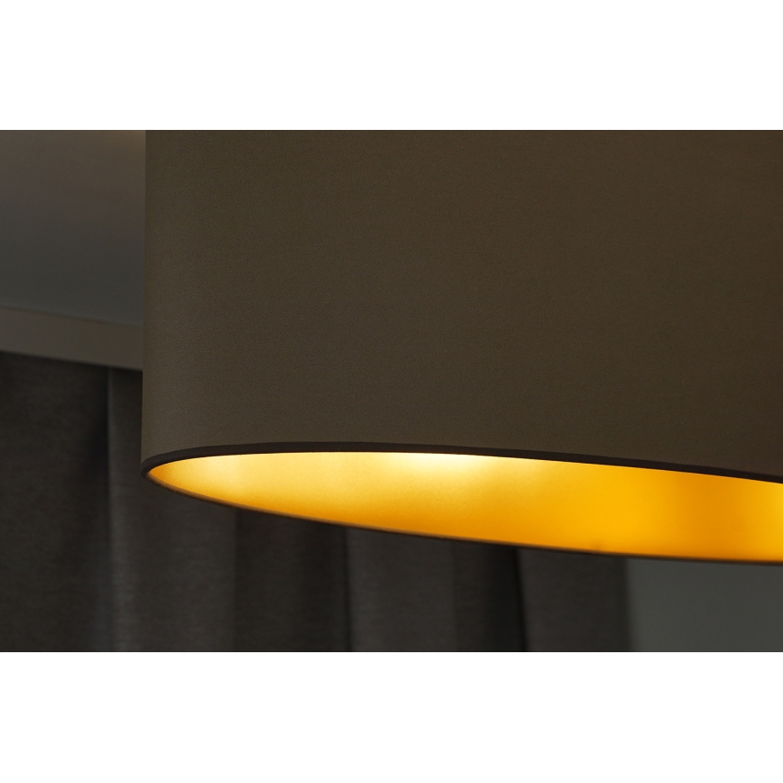Duolla - Lámpara de techo OVAL VEGAN 2xE27/15W/230V beige