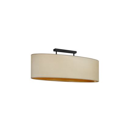 Duolla - Lámpara de techo OVAL VEGAN 2xE27/15W/230V beige