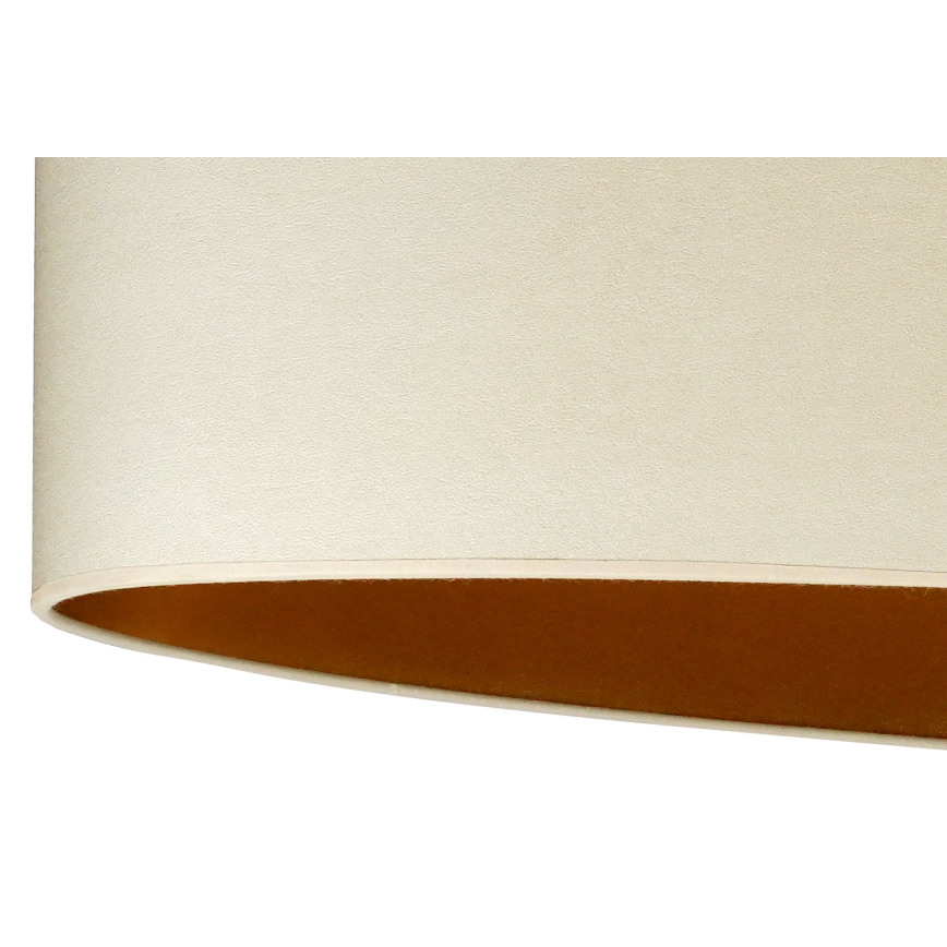 Duolla - Lámpara de techo OVAL VEGAN 2xE27/15W/230V color crema