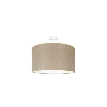 Duolla - Lámpara de techo ROLLER ECO RECYCLING 1xE27/15W/230V diá. 45 cm color crema