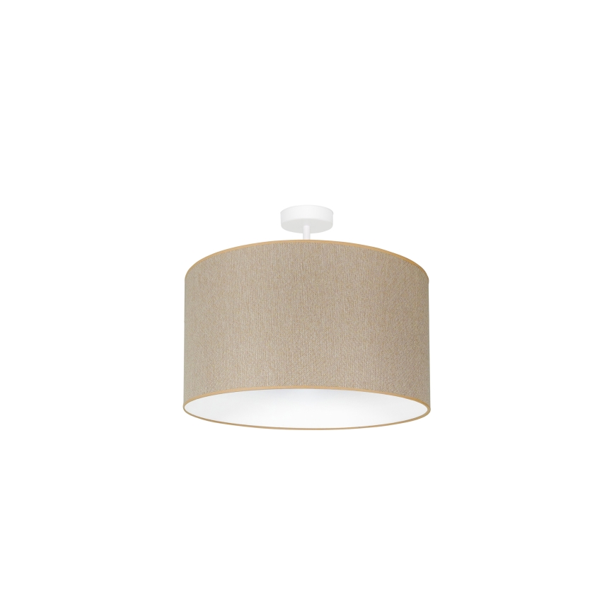 Duolla - Lámpara de techo ROLLER ECO RECYCLING 1xE27/15W/230V diá. 45 cm color crema