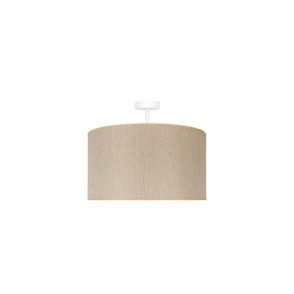 Duolla - Lámpara de techo ROLLER ECO RECYCLING 1xE27/15W/230V diá. 45 cm color crema
