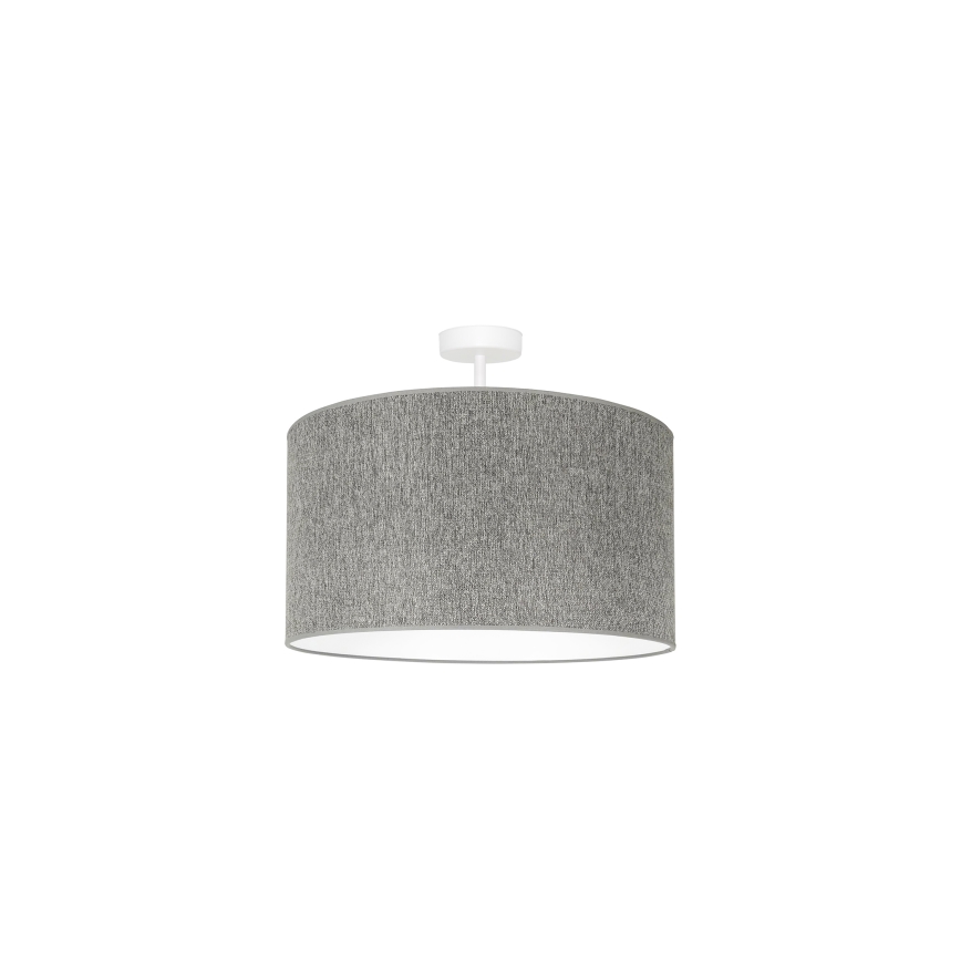 Duolla - Lámpara de techo ROLLER ECO RECYCLING 1xE27/15W/230V diá. 45 cm gris