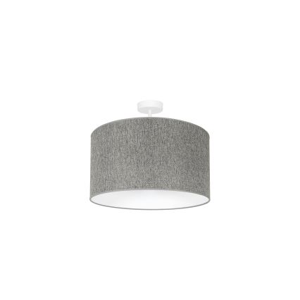 Duolla - Lámpara de techo ROLLER ECO RECYCLING 1xE27/15W/230V diá. 45 cm gris
