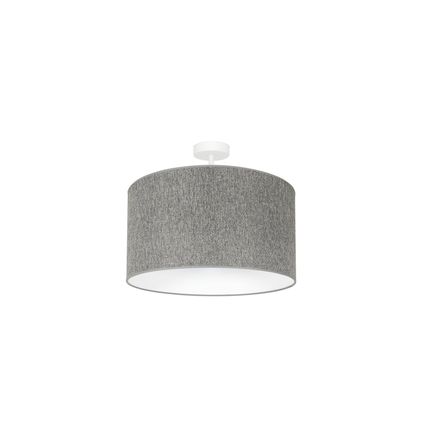 Duolla - Lámpara de techo ROLLER ECO RECYCLING 1xE27/15W/230V diá. 45 cm gris