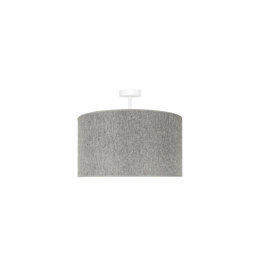Duolla - Lámpara de techo ROLLER ECO RECYCLING 1xE27/15W/230V diá. 45 cm gris