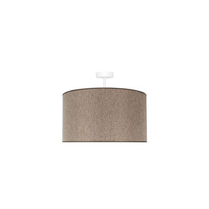 Duolla - Lámpara de techo ROLLER ECO RECYCLING 1xE27/15W/230V diá. 45 cm marrón