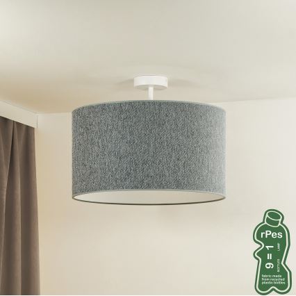 Duolla - Lámpara de techo ROLLER ECO RECYCLING 1xE27/15W/230V diá. 45 cm verde