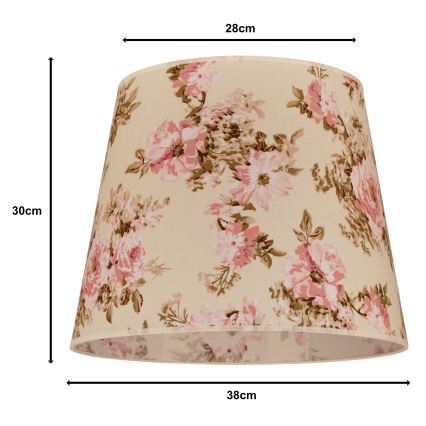 Duolla - Pantalla para araña CLASSIC L E27 diá. 38 cm rosa