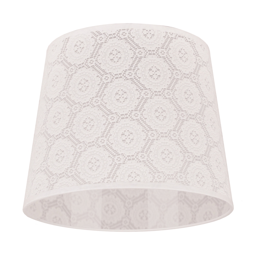 Duolla - Pantalla para lámpara de mesa CLASSIC M E27 diá. 24 cm blanco