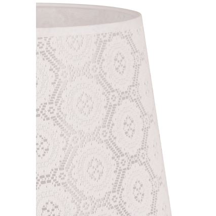 Duolla - Pantalla para lámpara de mesa CLASSIC M E27 diá. 24 cm blanco