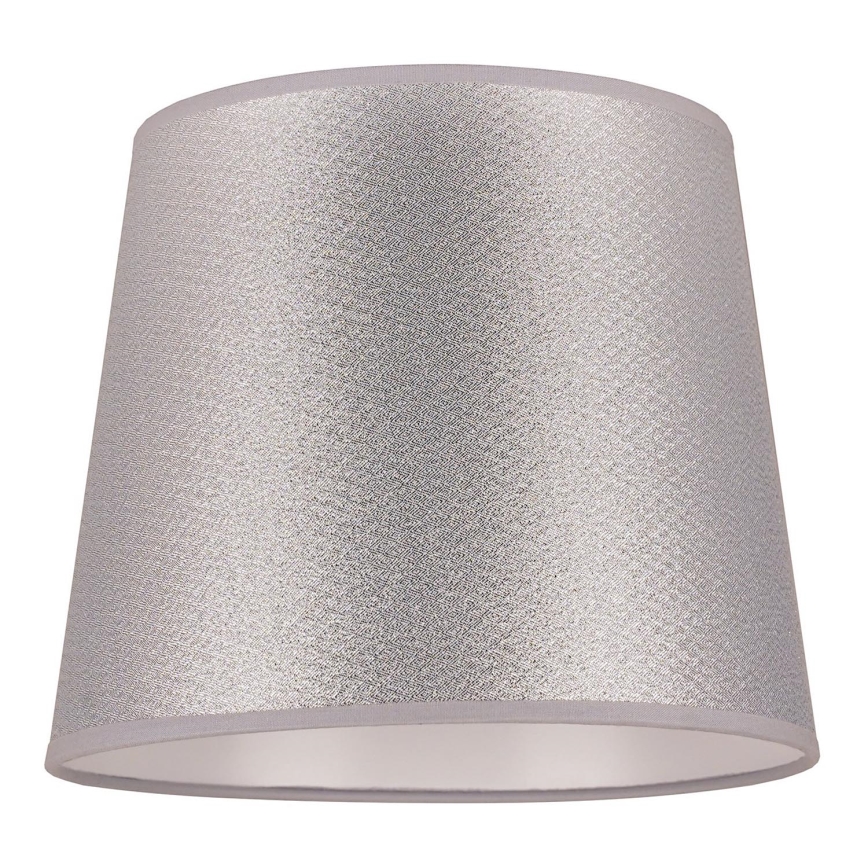 Duolla - Pantalla para lámpara de mesa CLASSIC M E27 diá. 24 cm plata