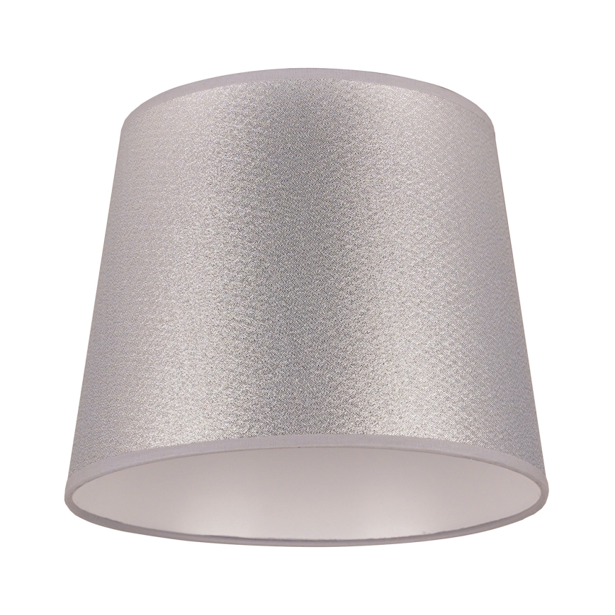 Duolla - Pantalla para lámpara de mesa CLASSIC M E27 diá. 24 cm plata
