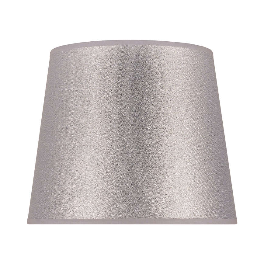 Duolla - Pantalla para lámpara de mesa CLASSIC M E27 diá. 24 cm plata