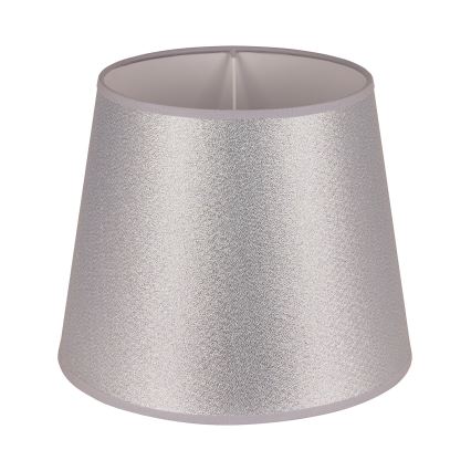 Duolla - Pantalla para lámpara de mesa CLASSIC M E27 diá. 24 cm plata