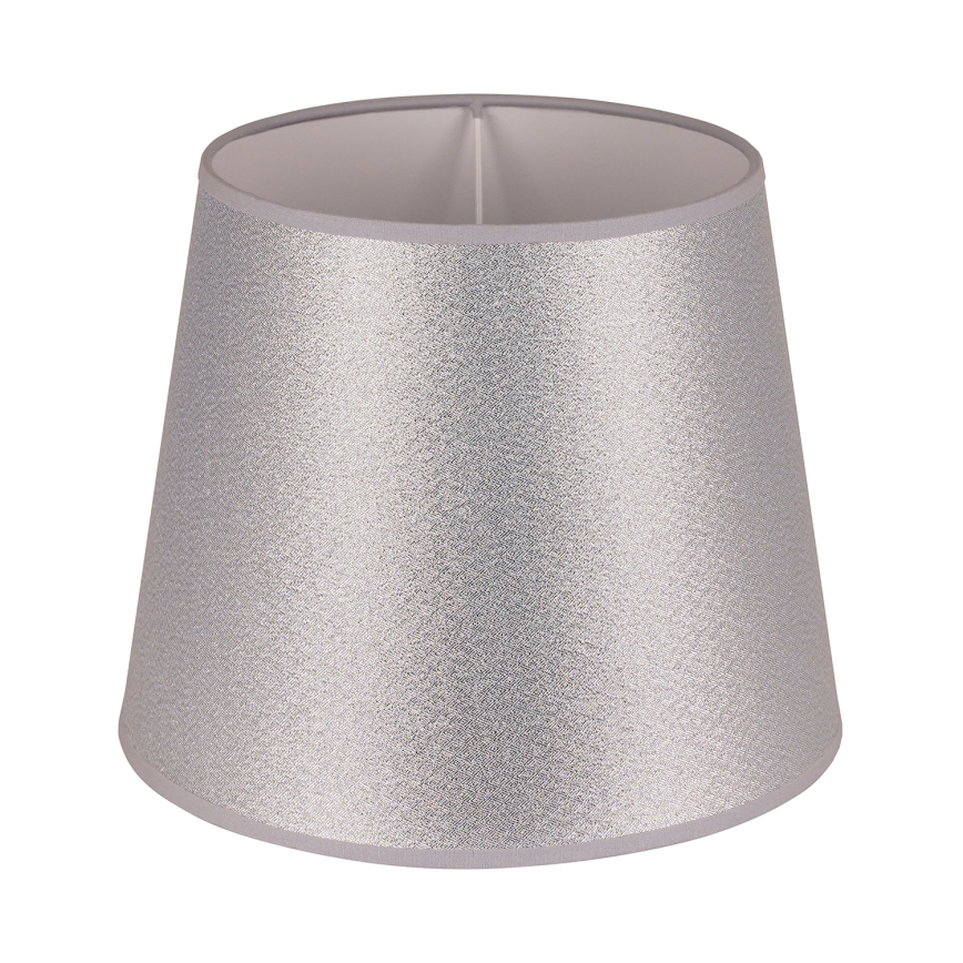 Duolla - Pantalla para lámpara de mesa CLASSIC M E27 diá. 24 cm plata