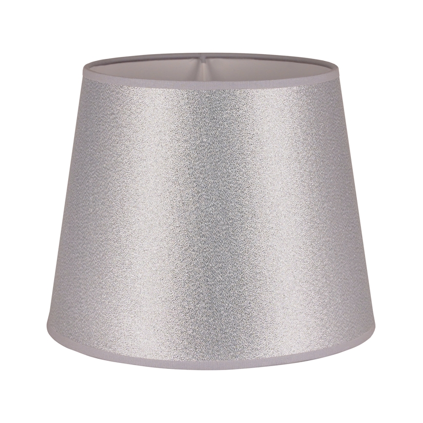 Duolla - Pantalla para lámpara de mesa CLASSIC M E27 diá. 24 cm plata