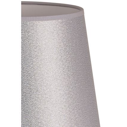 Duolla - Pantalla para lámpara de mesa CLASSIC M E27 diá. 24 cm plata