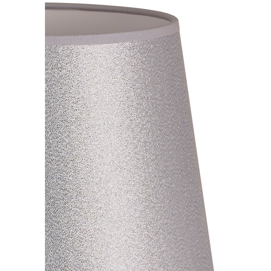Duolla - Pantalla para lámpara de mesa CLASSIC M E27 diá. 24 cm plata