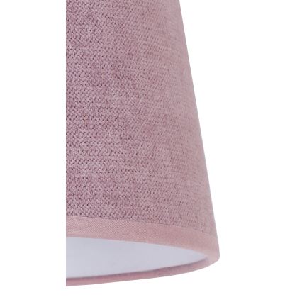 Duolla - Pantalla para lámpara de mesa CLASSIC M E27 diá. 24 cm rosa