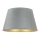 Duolla - Pantalla para lámpara de mesa CONE M E27 diá. 28 cm gris