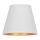 Duolla - Pantalla para lámpara de mesa SOFIA XS E14 d. 18,5 cm blanca