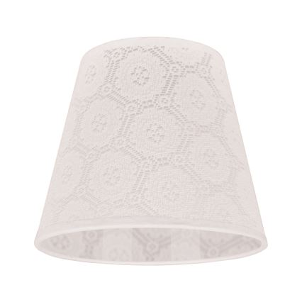 Duolla - Pantalla para lámpara de mesa SOFIA XS E14 d. 18,5 cm blanco
