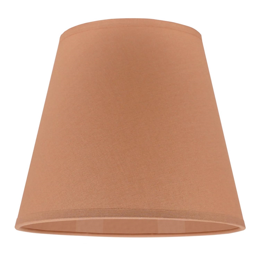 Duolla - Pantalla para lámpara de mesa SOFIA XS E14 d. 18,5 cm marrón