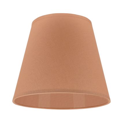 Duolla - Pantalla para lámpara de mesa SOFIA XS E14 d. 18,5 cm marrón
