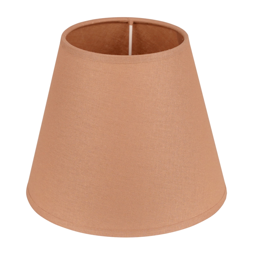 Duolla - Pantalla para lámpara de mesa SOFIA XS E14 d. 18,5 cm marrón