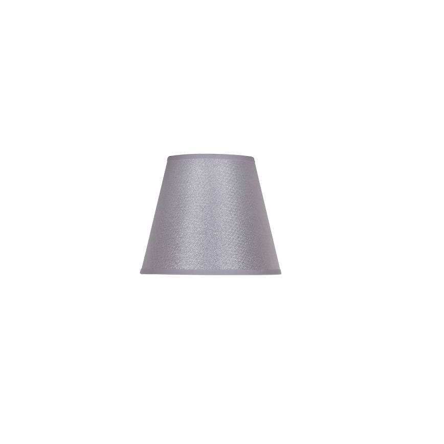 Duolla - Pantalla para lámpara de mesa SOFIA XS E14 d. 18,5 cm plata