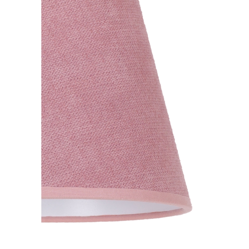 Duolla - Pantalla para lámpara de mesa SOFIA XS E14 d. 18,5 cm rosa