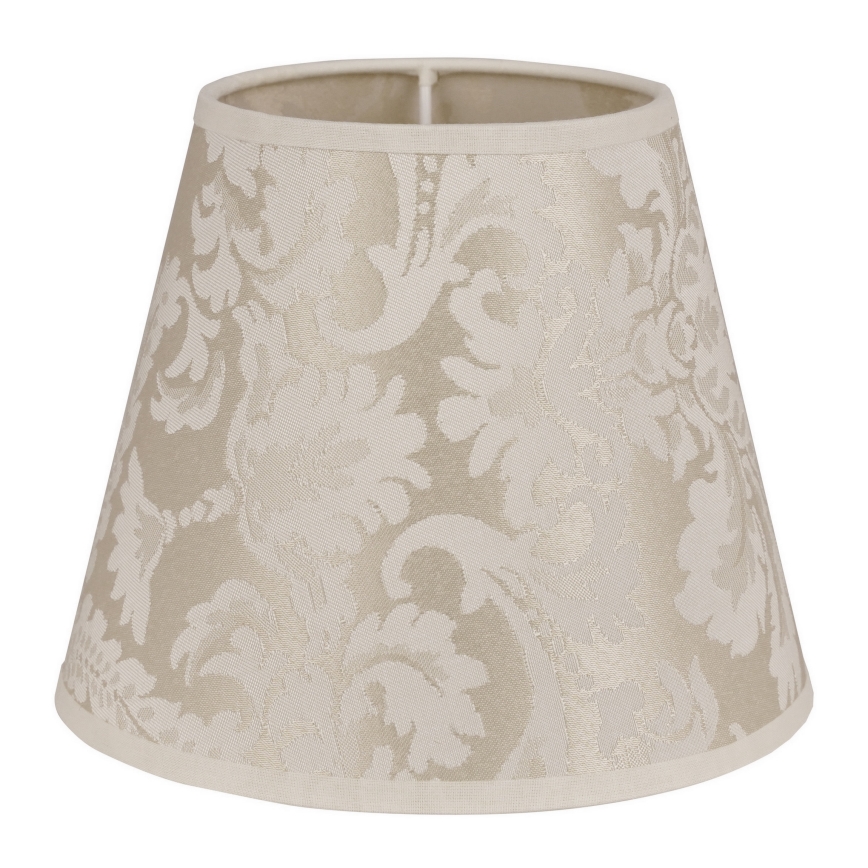 Duolla - Pantalla para lámpara de mesa SOFIA XS E14 diá. 18,5 cm beige