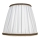 Duolla - Pantalla para lámpara de mesa y de pie E27 diá. 18,5 cm blanco/marrón