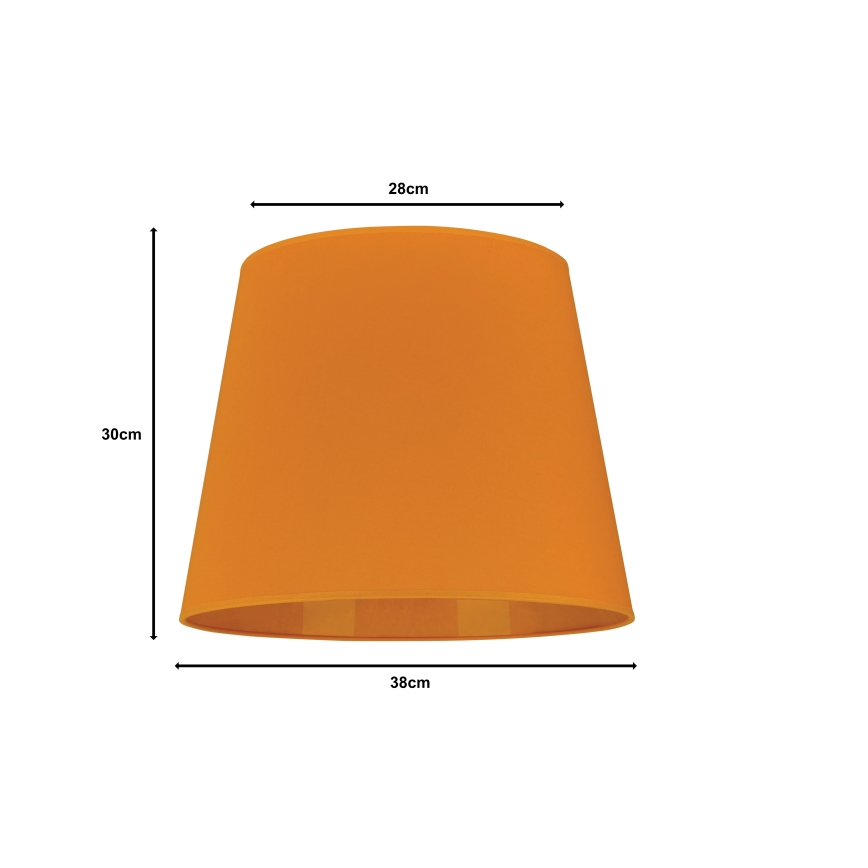 Duolla - Pantalla para lámpara de pie CLASSIC L E27 diá. 38 cm amarillo