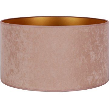 Duolla - Pantalla para lámpara de pie VELVET E27 diá. 35 cm beige/dorado