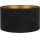 Duolla - Pantalla para lámpara de pie VELVET E27 diá. 35 cm negro/dorado