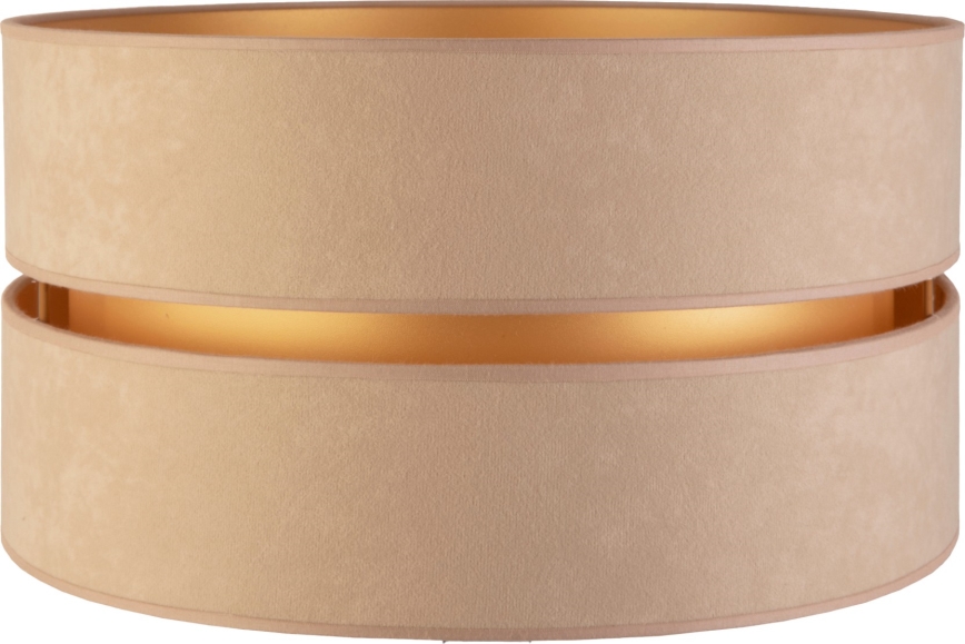 Duolla - Pantalla universal DUO E27 diá. 40 cm beige/dorado