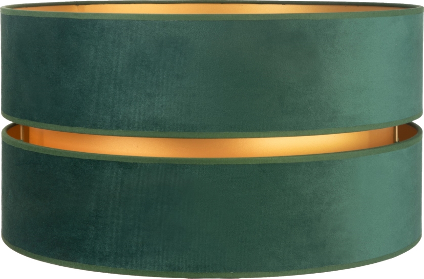 Duolla - Pantalla universal DUO E27 diá. 40 cm verde/dorado