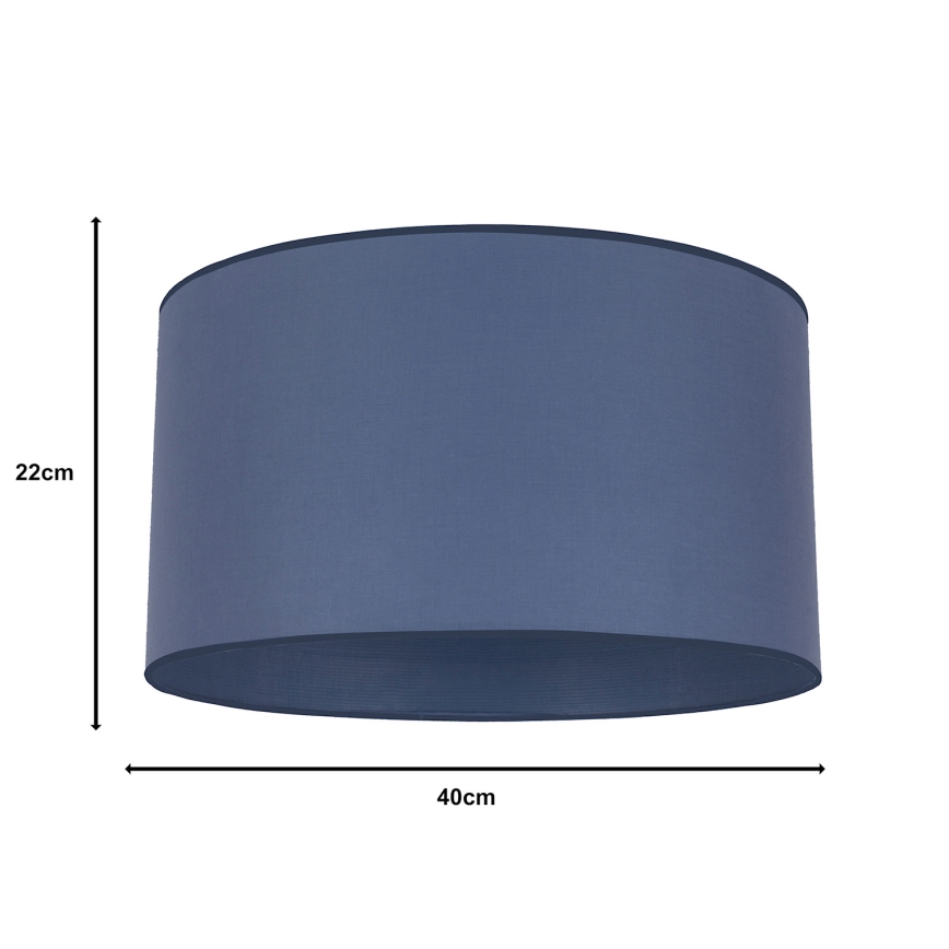 Duolla - Pantalla universal ROLLER E27 d. 40 cm azul