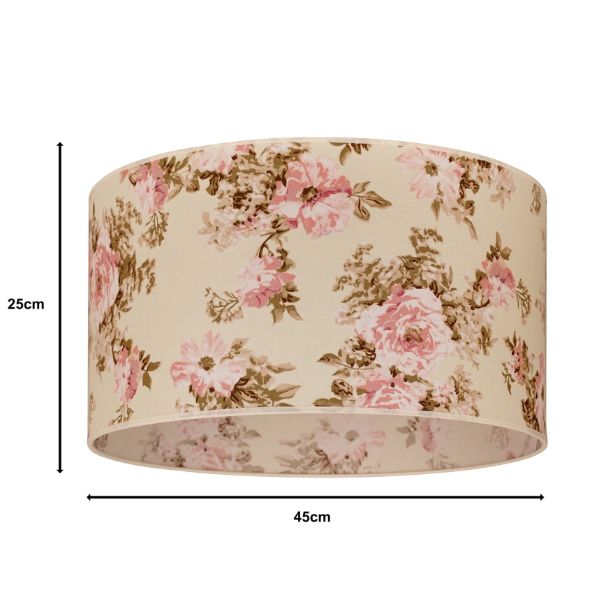 Duolla - Pantalla universal ROLLER E27 d. 45 cm rosa