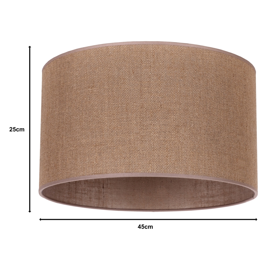 Duolla - Pantalla universal ROLLER E27 d. 50 cm marrón