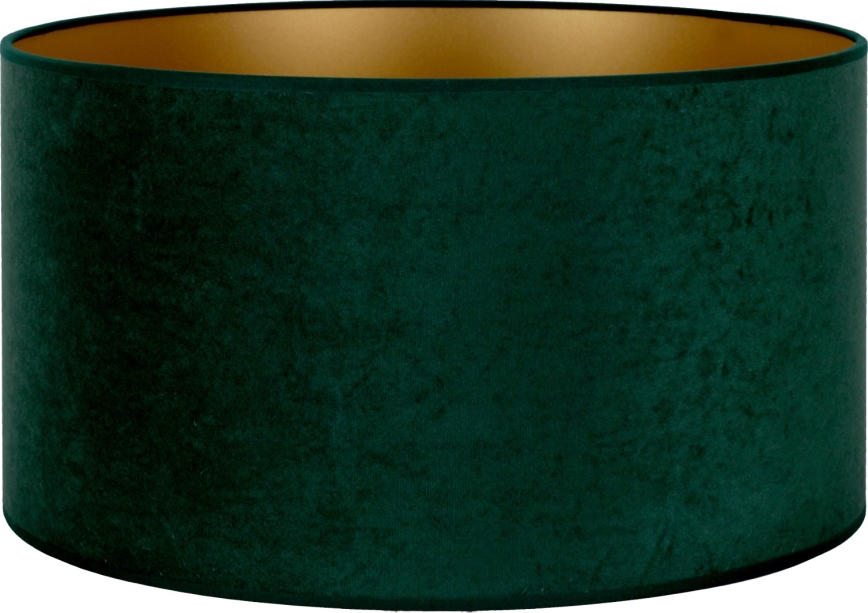 Duolla - Pantalla VELVET E27 Ø 35 cm verde/dorado